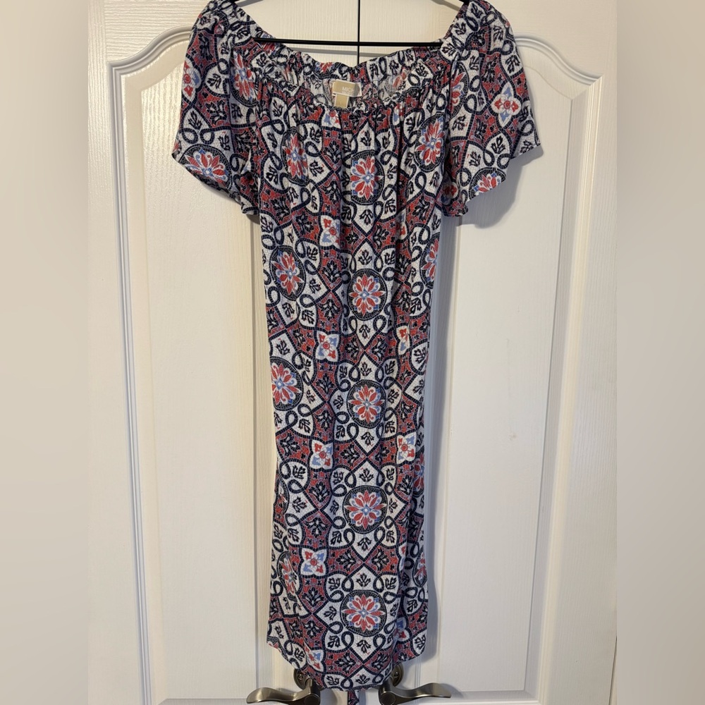 Floral Off-Shoulder Dress